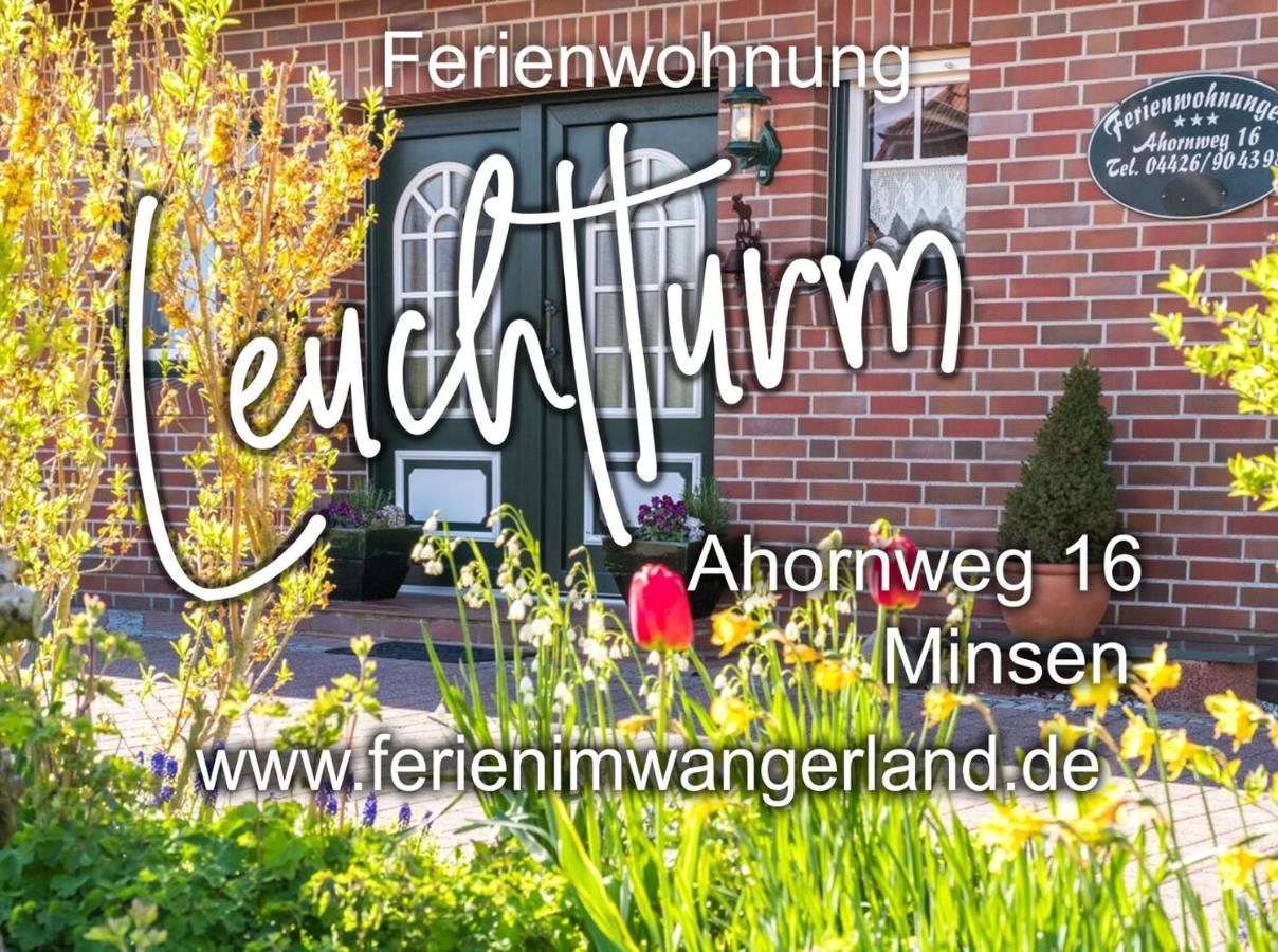 Ferien Im Wangerland Ferienwohnung Leuchtturm Minsen Schillig Hund Pool Sauna Norderaltendeich Εξωτερικό φωτογραφία